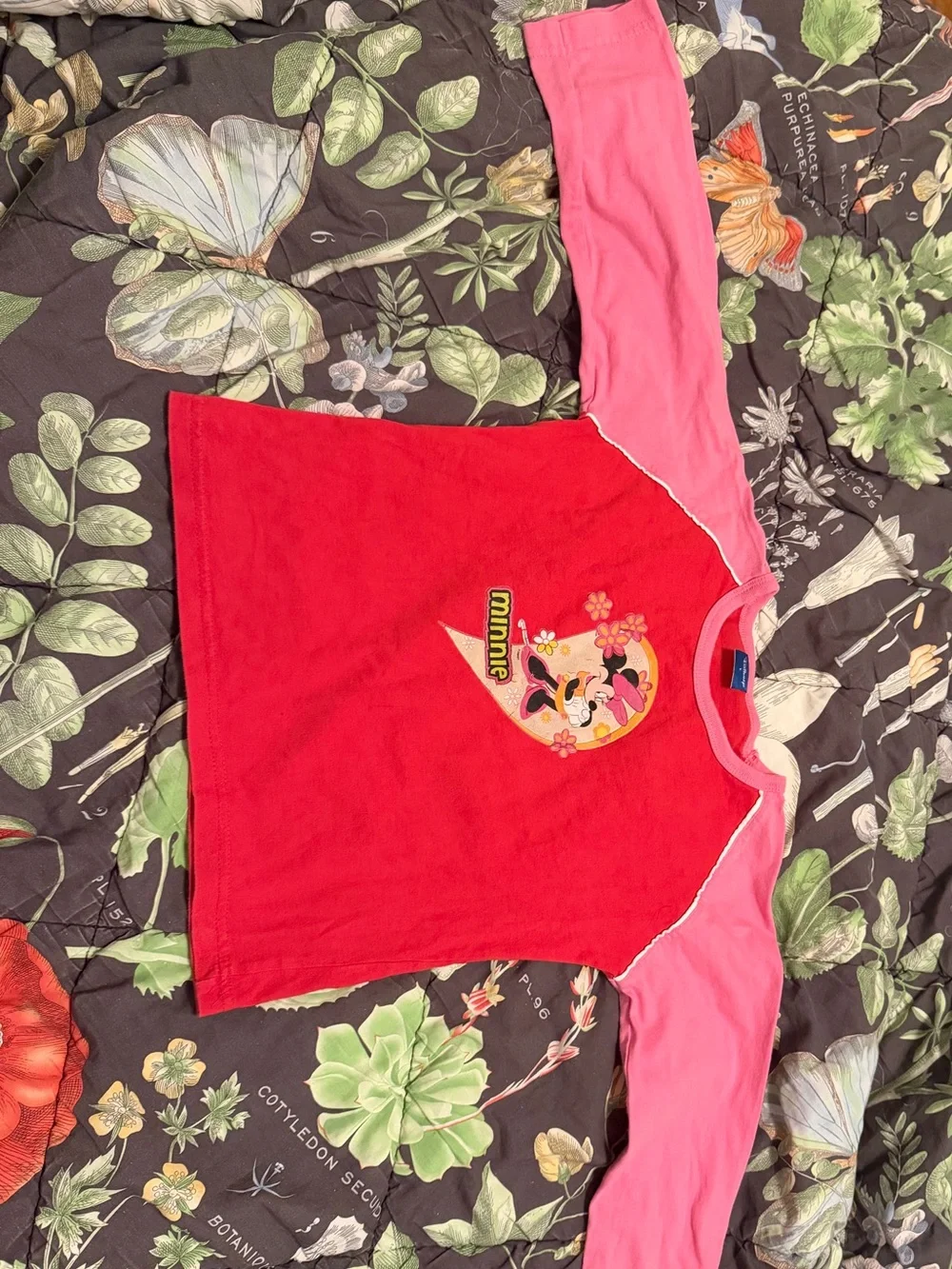 Vintage Disney Long Sleeve Minnie Mouse Shirt